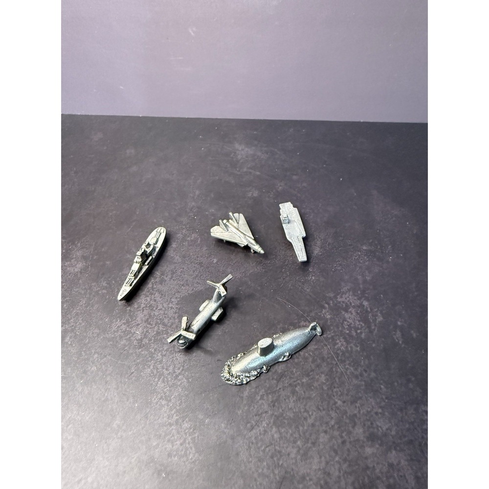 Usaopoly Metal Ship And Plane Set Pieces